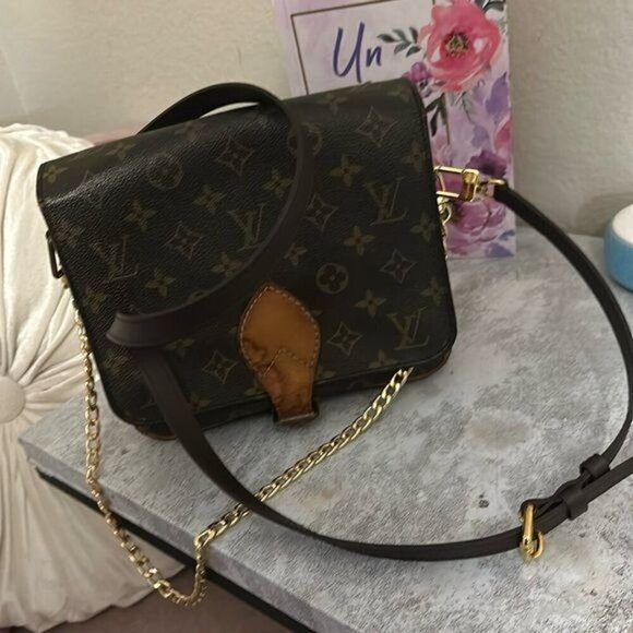 Louis Vuitton LV Monogram Cartouchière MM Vintage - Picture 2 of 16